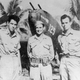 Capt. Thomas Lanphier, Jr., Lt. Besby Holmes and Lt. Rex Barber, three of the four pilots assigned with shooting down Yamamoto’s airplane. The fourth pilot, Lt. Raymond Hine, was lost during the mission and never found. (National Archive)